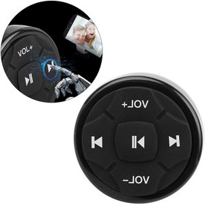 Bluetooth Media Knop Afstandsbediening Selfie Draadloze Stereo Audio Controller Voor Iphone Of Android Met Blauwe Knop Licht