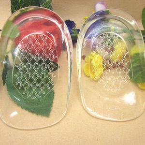 1 Paar Hak Inlegzolen Schoenen Massage Kussen Siliconen Gel Inserts Pads Massager D88