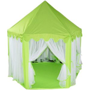 Leuke Hexagon Speelhuisje Meisjes Prinses Kasteel Kinderen Kids Grote Indoor Play Tent (Roze)