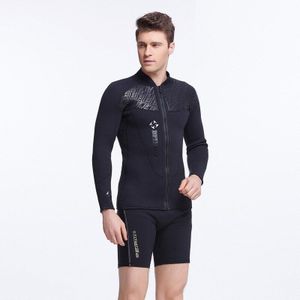 3Mm Neopreen Wetsuit Mannen Duiken Jas Lange Mouwen Snorkelen Jas Mannelijke Surfen Winter Jas Vissen Thermische Badmode