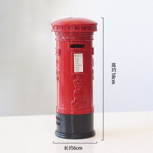 Retro Stijl Spaarpot Creatieve Uk London Telefooncel Post Box Model Spaarpot Thuis Metalen Decoraties Kinderen Dag