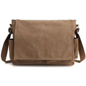 Mannen Canvas Aktentas Kantoor Man Messenger Bag Toevallige Mannelijke Computer Laptop Tas Cover Grote Crossbody Tassen 2022