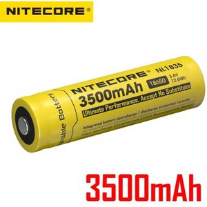 Nitecore NL1835 18650 3500Mah 3.7V 12.6Wh Oplaadbare Li-On Batterij Met Bescherming Voor Led Zaklamp