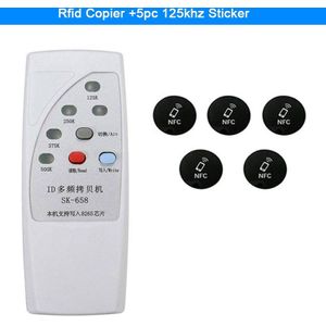 Rfid Kaartlezer Rfid Schrijver Handheld 125Khz Copier Duplicator Id Tags Programmeur Copier Met Licht Indicator