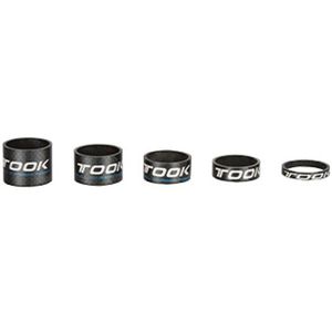 Toseek Full Carbon Fiber 5/10/15/20/25 Mm Bike Voorvork Wasmachine Stuurpen Wasmachine ring Mtb Fiets Headset Spacers Fiets Onderdelen