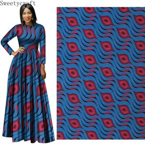3 Yards Ankara Afrikaanse Prints Batik Pagne Echte Wax Stof Afrika Naaien Trouwjurk Materiaal 100% Polyester Tissu