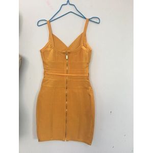 zomer vrouwen jurk gieger tie taille bandage jurk 1 stuk Jurk + pak