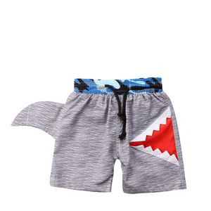 Zomer Kinderen Baby Boy Trunks Katoen Camouflage Shark Badmode Zwemmen Shorts Bottom Broek Cartoon Beachwear Badpak