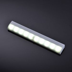 Motion Sensor Nachtlampje Drinkbaar 10 LED Kast Verlichting Batterij Aangedreven Draadloze Kast IR Infrarood Bewegingsmelder Wandlamp