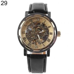 Skeleton Horloges Mechanische Automatische Horloge Mannen Sport Klok Casual Business Polshorloge Relojes Hombre