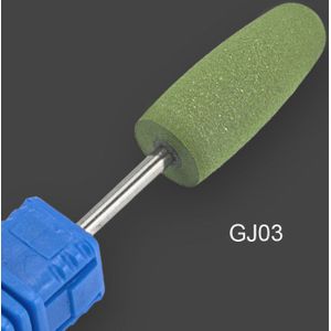 1PCS Siliconen Polijstmachine Zachte Cutter Groen 3/32 "Nail Boor Elektrische Smoothing Schoonmaken Manicure Machine Tool TRGJ01-04