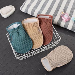 Douche Exfoliator Bad Handschoenen Body Scrub Mitt Dode Huid Verwijderen Exfoliërende Handschoen Spons Massage Borstel Badkamer Product
