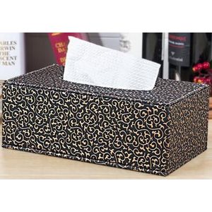 Mode Synthetisch Leer Tissue Box Hold Patroon Huis Houden Woondecoratie Tissue Box Covers Tissue Servet Doos PZJH010