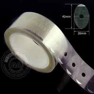 (1000 pcs/roll) brillen Lens Verwerking Weerstaan Film Anti-Skid Lenzen Weerstand Slip DAS Clear Transparante Beschermende Stickers