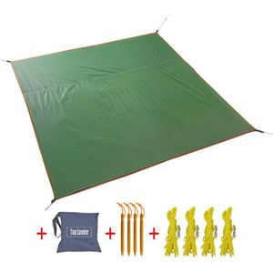 Top Lander Gear Tent Vloer Saver Multi-Functionele Tarp Tent Voetafdruk Grondzeil Strand Picknick Mat Voor Camping Wandelen reizen