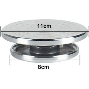1Pc Aardewerk Wiel Roterende Gereedschap Dubbele Gezicht Gebruik Draaitafel Aluminium Gereedschap Keramische Klei Sculptuur Platform