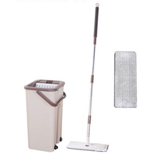 Stof Wizard Mop Cleaning Tool Kit 360 Graden Roterende Tegel Marmeren Vloer Voor Woonkamer Keuken DTT88