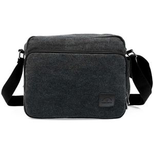 Scione Canvas Multifunctionele Messenger Schoudertas Solid Aktetassen Koffer Card Pocket Voor Mannen Vrouwen Kantoor Outdoor Reistas