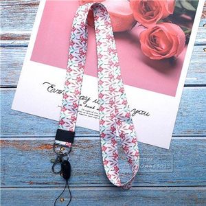 10 pcs Bloem Lanyard Neck Strap voor sleutels Id-kaart Mobiele Telefoon Riemen voor Huawei USB Badge Houder DIY Hang rope Lariat Lanyard