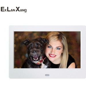 Kerstcadeau 7 Inch High-Definition Foto Multimedia Speler MP3 MP4 Wekker Digitale Fotolijst