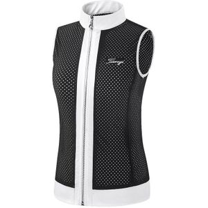 Golf Kleding Vrouwen Vest Lente Mouwloze Tank Tops Volledige Rits Sportkleding Outdoor Team Uniform Slanke Golf Kleding