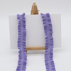 Candy Gekleurde Plaid Stretch Kant Diy Hoed Hoofddeksels Hemdje Bra Badpak Lint Box Opknoping Boog Knoop Breien Accessoires