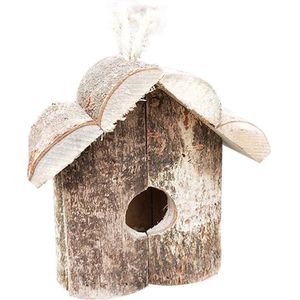 Houten Vogel Huis Hummingbird Huis Buiten Opknoping Handgemaakte Outdoor Vogelhuisje Nest Voor Tuinieren Decoratie