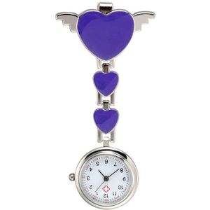 Verpleegkundige Pocket Horloges Ronde Wijzerplaat Quartz Angel Band Broche Arts Opknoping Horloges Sub