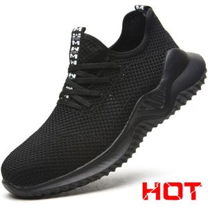 Veiligheid Werkschoenen Mode Sneakers ultralichte Zachte Bodem Mannen Ademende Anti-smashing Industriële Stalen Neus werk Laarzen