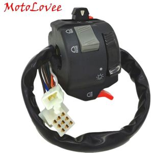 Motolovee 22Mm Stuur Schakelaar Knop Motorfiets Koplamp Mistlamp Richtingaanwijzer Universele 7/8 ""Stuur