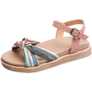 Vogue Vrouwen Sandalen Gesp Platte Met Retro Romeinse Schoenen Vrouw vrouwen \ x27s Schoenen Vrouwen Comfy Platform Sandaal Schoenen Zomer apl28