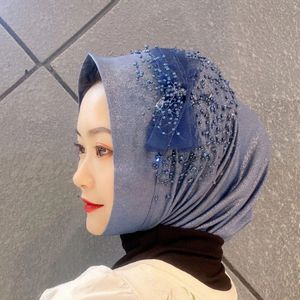 Moslim Vrouwen Luxe Wrap Wedding Party Hijaabs Instant Sjaal