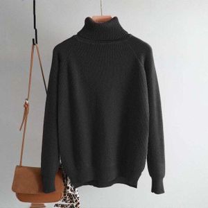 Chic Herfst Winter Dikke Trui Truien Vrouwen Lange Mouwen Casual Warm Basic Coltrui Vrouwelijke Knit Truien Top