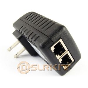 Gigabit 48V Poe Injector Adapter Power Over Ethernet 802.3at Af Ubnt Ap 1000Mbps