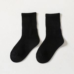 Lente Zomer Katoen Gebreide Meisjes Sokken Japan Stijl Solid Lange Sokken Voor Meisjes Jongens Harajuku Knie Sokken Kinderen Sport Sokken