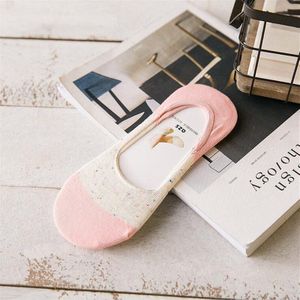 Leuke Katoenen Sokken Vrouwelijke Kawaii Kleurrijke Zomer Enkel Laag Uitgesneden Vrouwelijke Onzichtbare Korte Sokken Slippers Vrouwen Meisje Soft Grappige Sokken