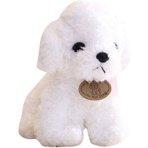 Puppy Knuffel Pop Teddy Hond Pop Leuke Leuke Simulatie Dier Pop Baby Metgezel Leuke Gevulde Woonaccessoires Pluche Gevulde