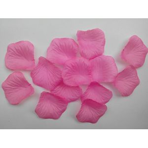 20 packs 2000 stks Kunstmatige Deep roze rozenblaadjes bloemen gunsten voor wedding decorations home bed tafel confettis voorstel props