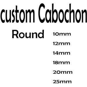 Reidgaller Custom Cabochon 10mm 12mm 14mm 18mm 20mm 25mm Ronde dome sieraden hanger glas cabochons