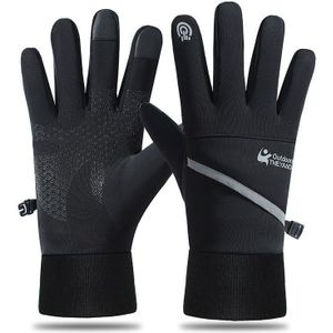 Longkeeper Winter Warme Handschoenen Mannen Vrouwen Volledige Vinger Touch Screen Waterdicht Anti-Slip Handschoenen Vissen Skiën Motorfiets Guantes