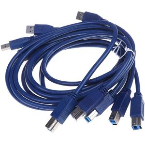 Usb 3.0 A Male Am Naar Usb 3.0 B Type Man Bm Extension Printer Draad Kabel USB3.0 Kabel Voor Printer avondmaal Speed Verkoop