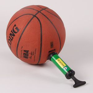 Handleiding Basketbal Pomp Voetbal Ballon Pomp Hand-Push Opblaasbaar Speelgoed Zwembad Draagbare Pomp Tub Accessoires