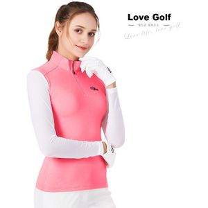 Chivalric Winkel Liefde Golf LG17008Pink Dames Golf Sport En Vrije Tijd T-shirt Ademend Sneldrogende Golf T-shirt