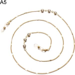 Mode Metalen Lenzenvloeistof Lanyard Bril Vormige Hanger Glazen Ketting Ketting antislip Leesbril Accessoires