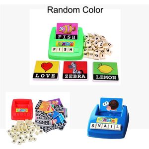 Plastic Engels Spelling Alfabet Letter Game Early Learning Educatief Speelgoed Kids Voor Kinderen Leren, GU20