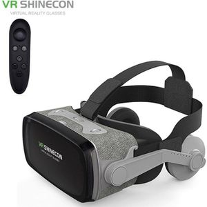 Game Liefhebbers Vr Shinecon Vr Virtual Reality Bril 3D Bril Google Kartonnen Vr Headset Doos Voor 4.0-6.53 inch Smartphone