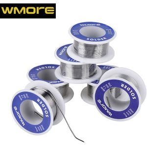 WMORE soldeertin draden 0.4/0.6/0.8/1.0/1.2/1.5MM soldeer roll 60/40 flux 2.0% hoogwaardige Tin lead Wire Melt Rosin Core