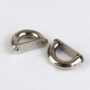 Meetee 5/10pcs 13mm Metal D Ring Gesp Aansluiting Legering Schoenen Tassen Boogbrug Gespen DIY Naaien hardware Accessoires AP523