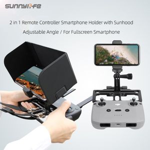 Sunnylife Afstandsbediening Mobiele Telefoon Houder Met Zonnekap Full Screen Smartphone Houder Voor Mavic Air 2/ Mini/pro/2/ Air/