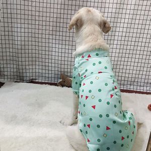 XL-XXXXL Grote Hond Kleding Zomer En Herfst Pyjama Casual Gouden Kleding Grote Hond Labrador Samojeed Huisdier Shirt Jasje